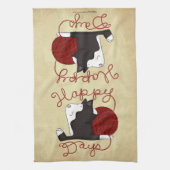 Linge De Cuisine Tuxedo Chat - Jours heureux (Vertical)