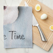 Linge De Cuisine Tybee Island Géorgie Blue Oyster Design (Quart Plié)