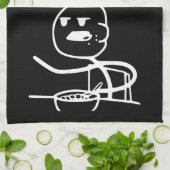 Linge De Cuisine Type de Meme de céréale (Plié)