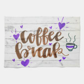 Linge De Cuisine Typographie de la pause café Lover Café (Horizontal)