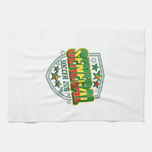 Linge De Cuisine Typographie de pays audacieux Football Sénégal 202