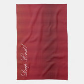 Linge De Cuisine Typographie de script amusant (Vertical)