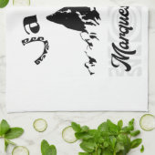 Linge De Cuisine UA POU (Noir) (Plié)