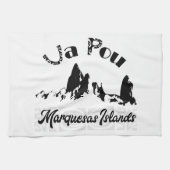 Linge De Cuisine UA POU (Noir) (Horizontal)