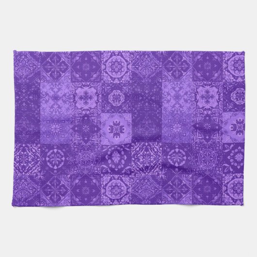 Linge De Cuisine Ube Halaya Violet (Horizontal)
