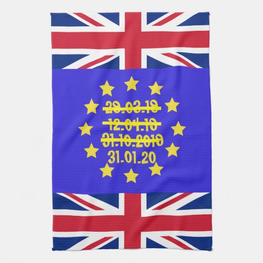 Linge De Cuisine UK Union Flag EU Referendum/Brexit Tracker (Vertical)