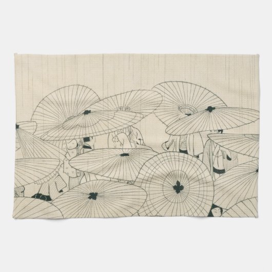 Linge De Cuisine Ukiyoe moderne par Komura Settai (Horizontal)