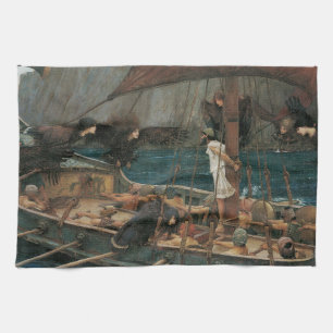 Linge De Cuisine Ulysse et les Sirènes par John William Waterhouse