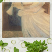 Linge De Cuisine Un ange jouant du flageolet par Burne-Jones (Plié)