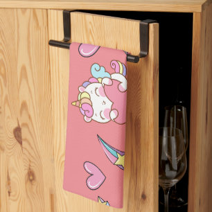 Linge De Cuisine Un Arc-en-ciel magique Unicorn Motif fête d'annive