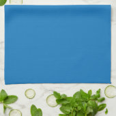 Linge De Cuisine un arrière - plan bleu avec un (Plié)