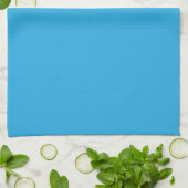 Linge De Cuisine un arrière - plan bleu avec un (Plié)