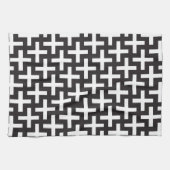 Linge De Cuisine Un b&w modèle fait avec "plus" le signe (Horizontal)