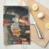 Linge De Cuisine Un bar aux Folies-Bergère Edouard Manet (Quart Plié)