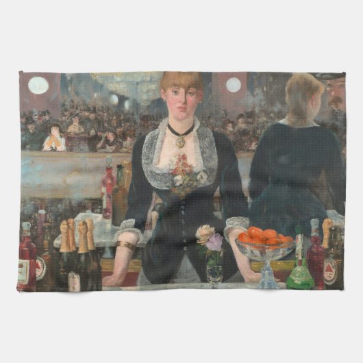Linge De Cuisine Un bar aux Folies-Bergère Edouard Manet (Horizontal)