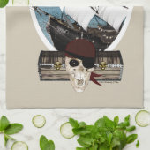 Linge De Cuisine Un bateau pirate (Plié)