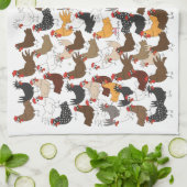 Linge De Cuisine Un bon nombr'et un bon nombre de poulets - (Plié)