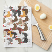 Linge De Cuisine Un bon nombr'et un bon nombre de poulets - (Quart Plié)