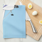 Linge De Cuisine Un Cessna en vol (Quart Plié)