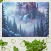 Linge De Cuisine Un château en hiver (Plié)