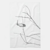 Linge De Cuisine Un colibri sur un bâton (Vertical)