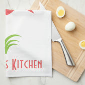 Linge De Cuisine Un Flamant rose rose rétro pour la cuisine (Quart Plié)