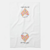 Linge De Cuisine Un grand coeur de grand-mère aimé (Vertical)