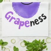 Linge De Cuisine Un jeu de raisins positif - Obtenir une image (Plié)