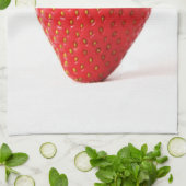Linge De Cuisine Un ktcna de fraise rouge (Plié)