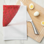 Linge De Cuisine Un ktcna de fraise rouge (Quart Plié)