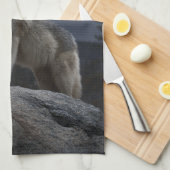 Linge De Cuisine Un loup qui hurle (Quart Plié)