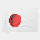 Linge De Cuisine un macaron fraise par jour ! (Horizontal)