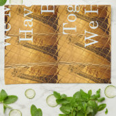 Linge De Cuisine Un message inspirant avec la conception africaine  (Plié)