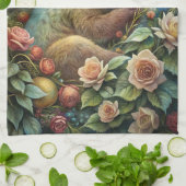 Linge De Cuisine Un mignon bébé ours (Plié)