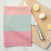 Linge De Cuisine Un Modèle Vierge Pour Des Couleurs Pastel Élégante (Quart Plié)