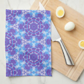 Linge De Cuisine Un Motif de teinture violet et bleu (Quart Plié)