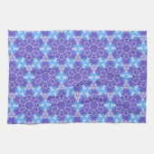 Linge De Cuisine Un Motif de teinture violet et bleu (Horizontal)