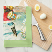 Linge De Cuisine Un Noël brillant (Quart Plié)