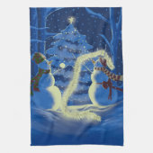 Linge De Cuisine Un Noël de bonhomme de neige (Vertical)