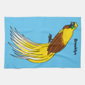 Linge De Cuisine Un petit oiseau de paradis (Horizontal)