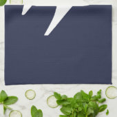 Linge De Cuisine Un pilote d'avion de l'avion blanc funky volant (Plié)