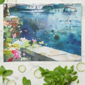 Linge De Cuisine Un port maritime (Plié)