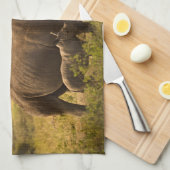 Linge De Cuisine Un Rhino avec son bébé (Quart Plié)