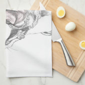 Linge De Cuisine Un sourire de pitbull (Quart Plié)