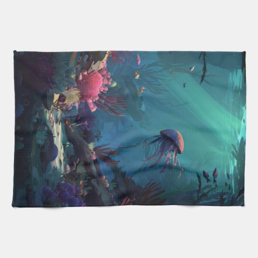 Linge De Cuisine Under The Sea (Horizontal)