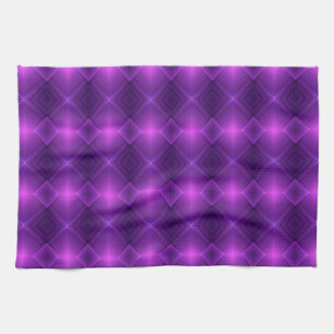 Linge De Cuisine Une  affiche une tapisserie à motif violet 