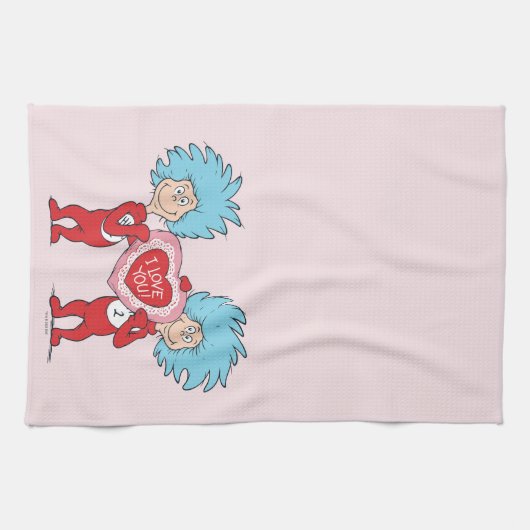 Linge De Cuisine Une Chose Deux Je T'Aime (Horizontal)