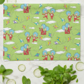 Linge De Cuisine Une chose deux Motif de cerfs-volants (Plié)