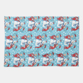 Linge De Cuisine Une chose deux Motif de neige (Horizontal)