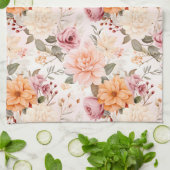 Linge De Cuisine Une conception de série florale d'automne 2 (Plié)